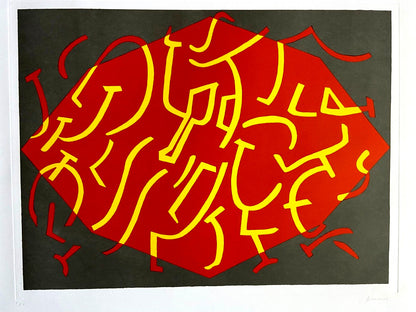 Carla Accardi Etching Aquatint Signed Numbered Published Certified