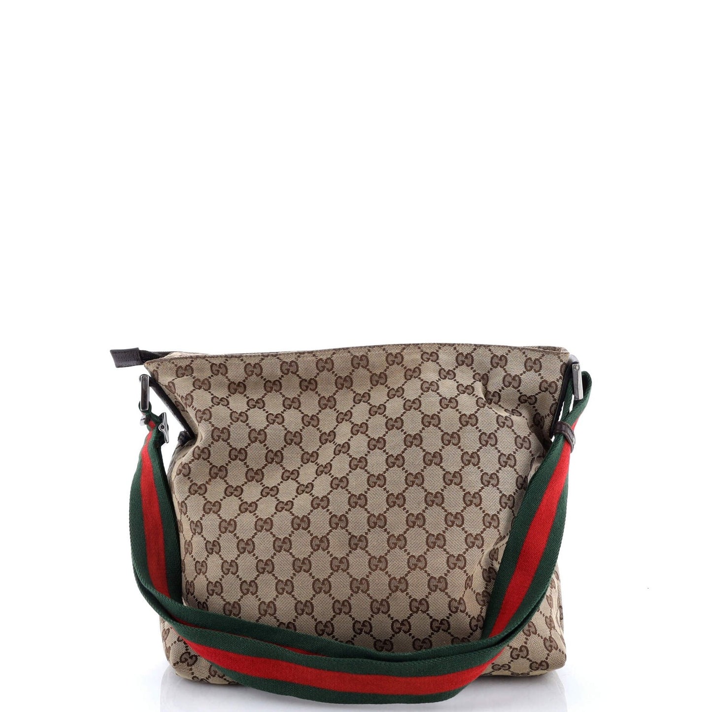 Gucci Front Pocket Web Messenger Gg Canvas Medium