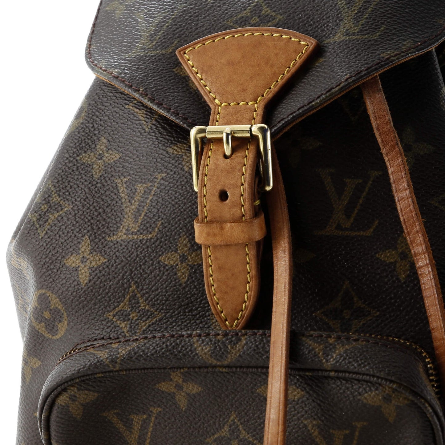Louis Vuitton Vintage Montsouris Backpack Monogram Canvas Mm