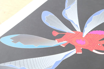Kazumasa Nagai Signed Original Lithograph Art Print Poster Kazumasa Sheet Only 2
