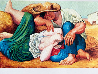 Pablo Picasso Lithograph Estate Coa Signed O.P. Rockefeller Fund