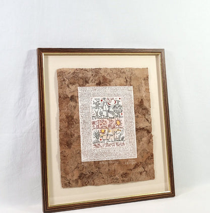 Simone & Henri Jean "Alphabet Magique 2" 1999 Etching Artist Signed Limited 55