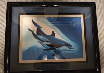 Robert Wyland Ocean Life Original Watercolor On