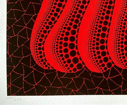 Yayoi Kusama Lithograph Mori Art Museum -Coa- Limited Edition 200