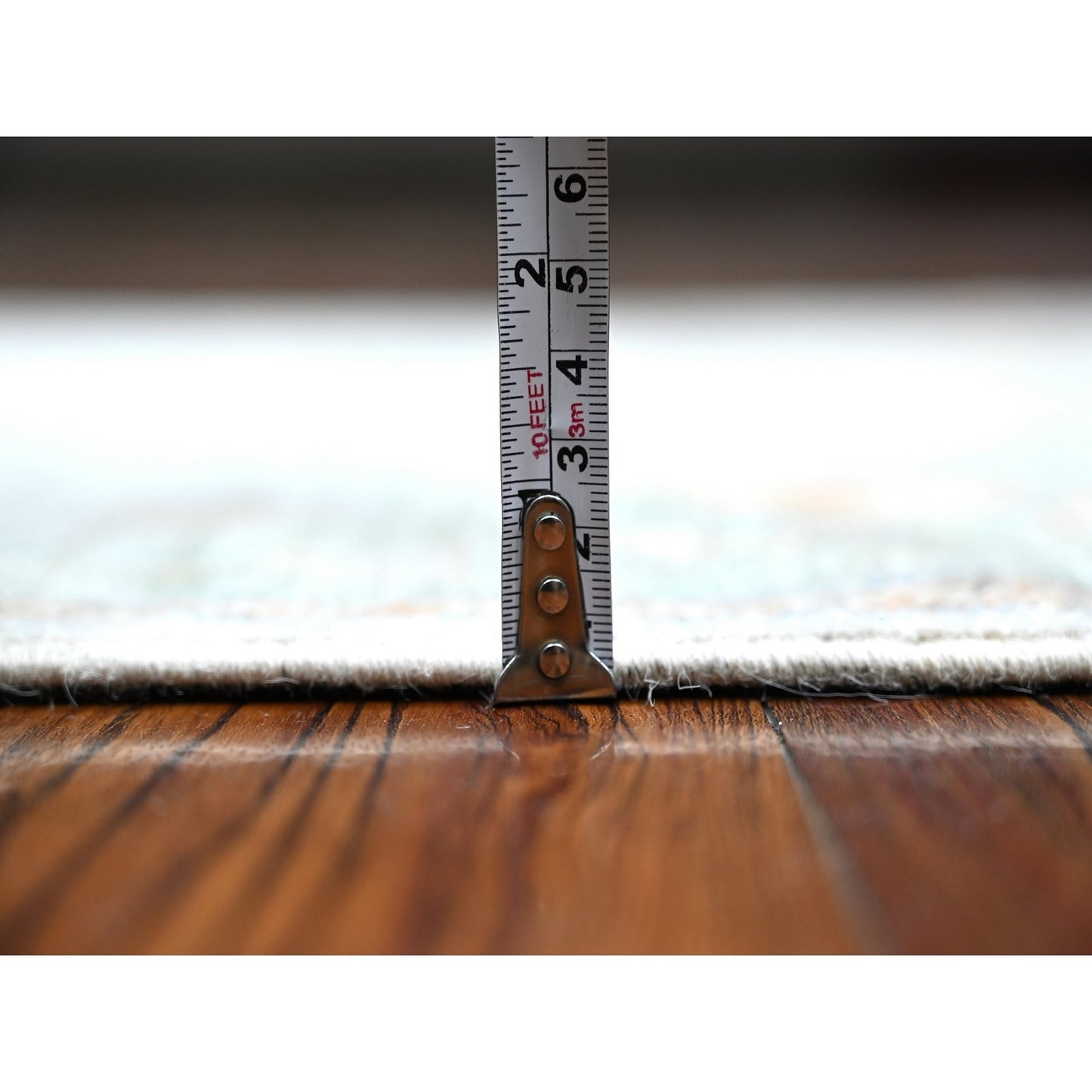 2'9"X15'4" Timberwolf Gray Afghan Angora Oushak Xl Runner Oriental Rug