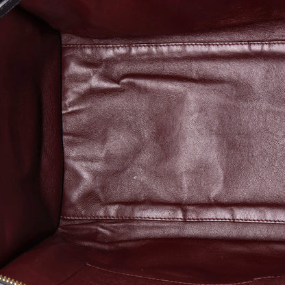 Celine Bicolor Luggage Bag Leather Mini