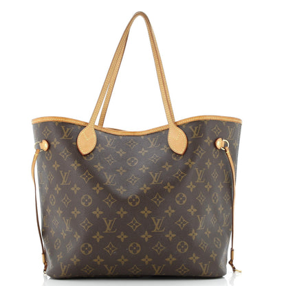 Louis Vuitton Neverfull Nm Tote Monogram Canvas Mm