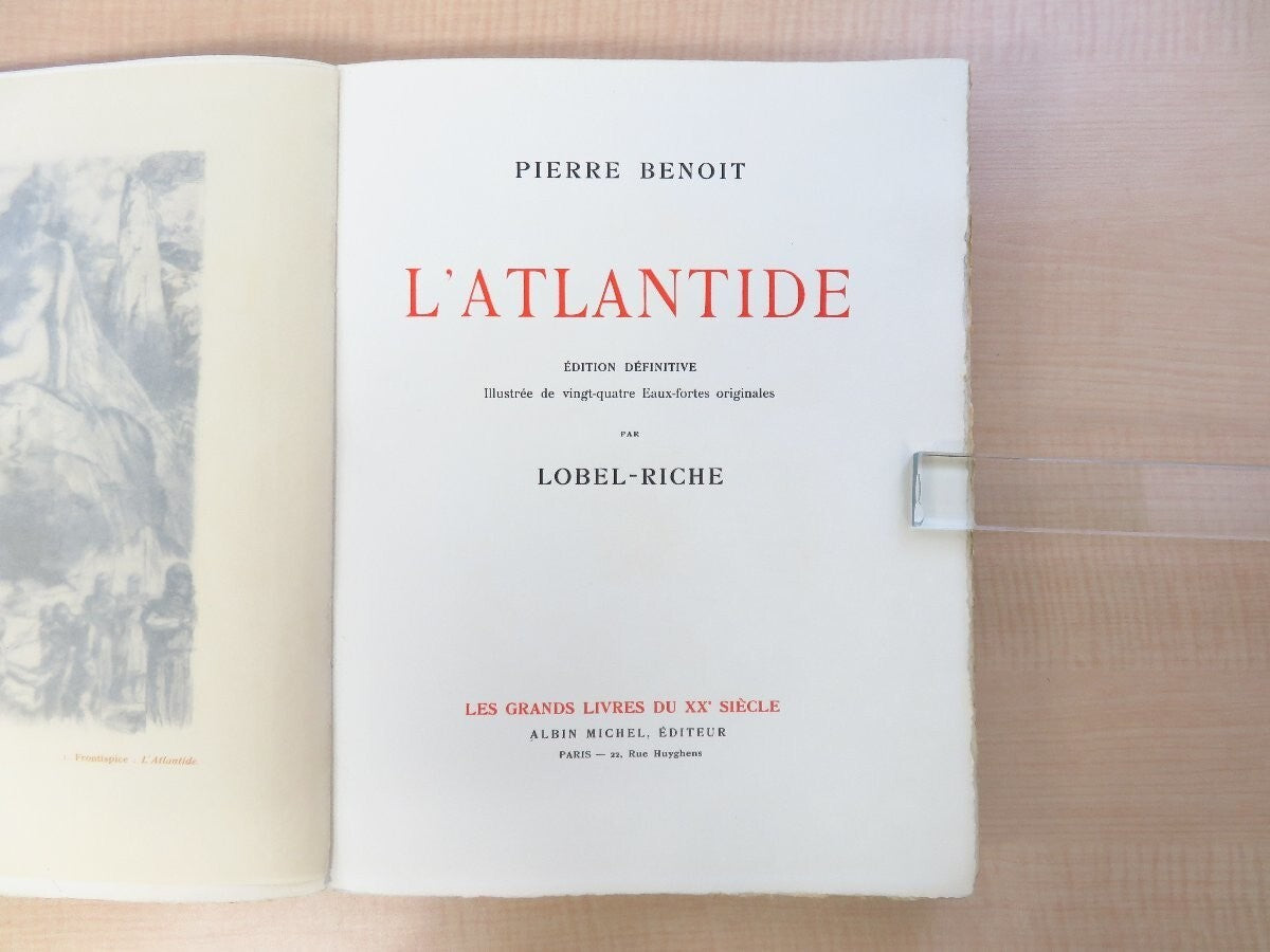 Latlantide By Pierre Benoit - Illustrated By Lobel-Riche - First Edition - 1922