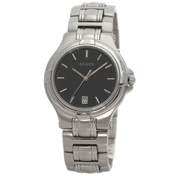 Gucci Round Face Watches Stainless Steel/Stainless Steel Mens