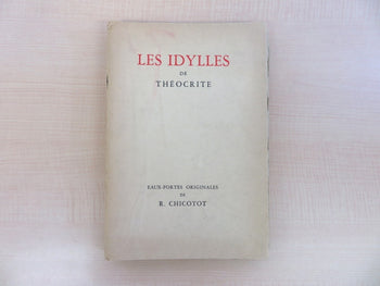Les Idylles De Theocrite - Limited Edition With Original Etchings By R. Chicotot