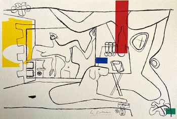 Le Corbusier Lithograph COA Original