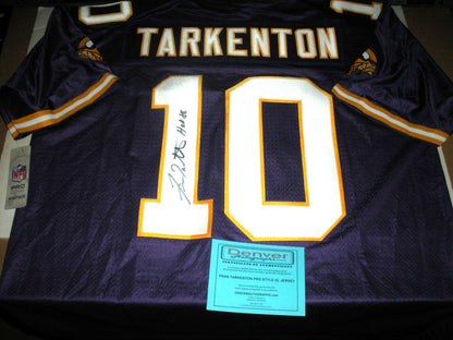 Fran Tarkenton Minnesota Vikings W/Coa Signed