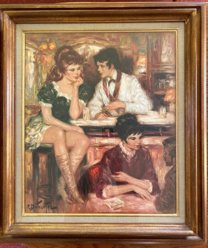 Pierre Eugene Duteurtre (Franch) Signed Original Painting Oil On Canvas Framed