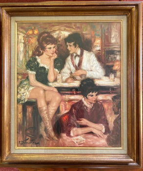 Pierre Eugene Duteurtre (Franch) Signed Original Painting Oil On Canvas Framed