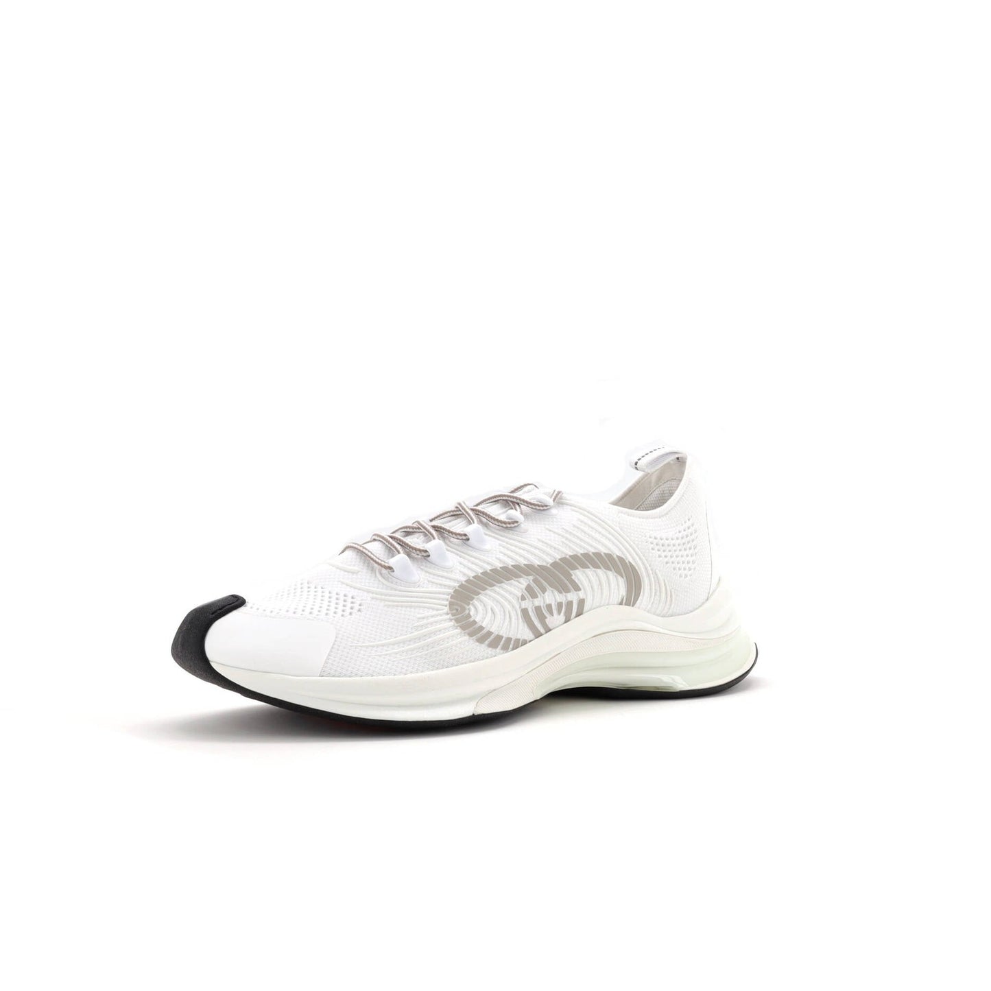 Gucci Men'S Run Sneakers Embroidered Technical Fabric