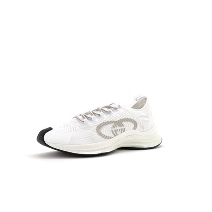Gucci Men'S Run Sneakers Embroidered Technical Fabric
