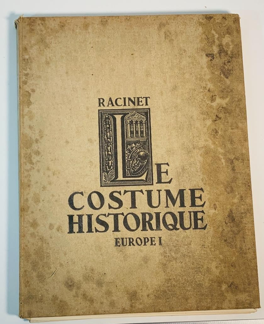 Le Costume Historique Europe I By Racinet - 19Thc French Lithograph Costume Book