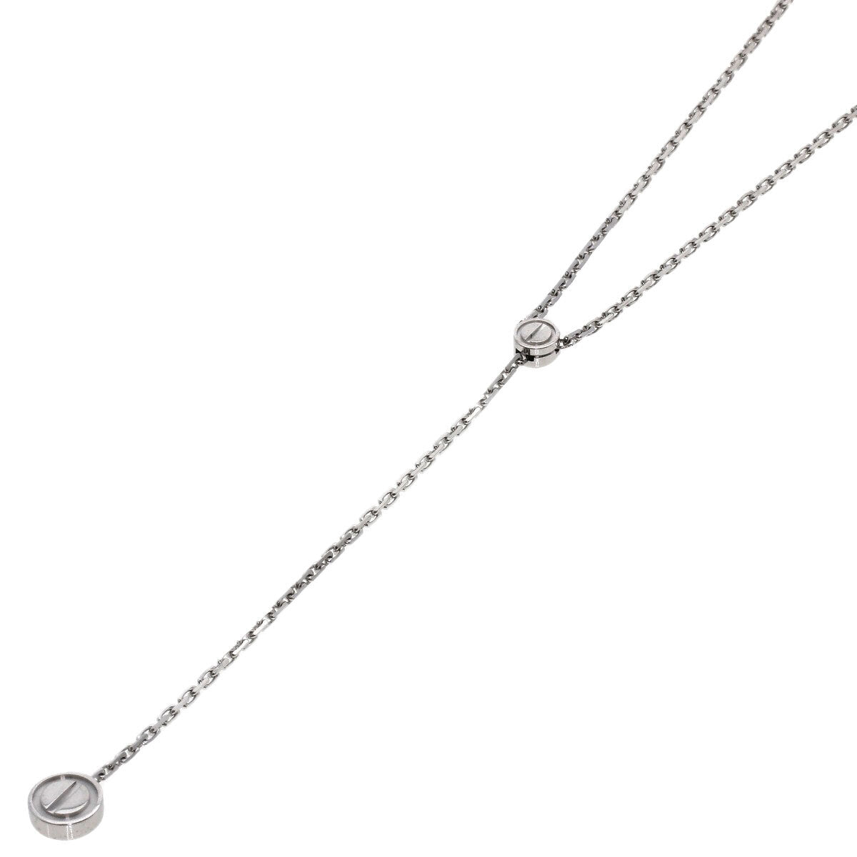 CARTIER   Necklace Love pastille K18 White Gold