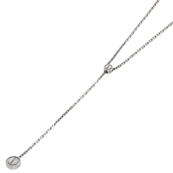 CARTIER   Necklace Love pastille K18 White Gold