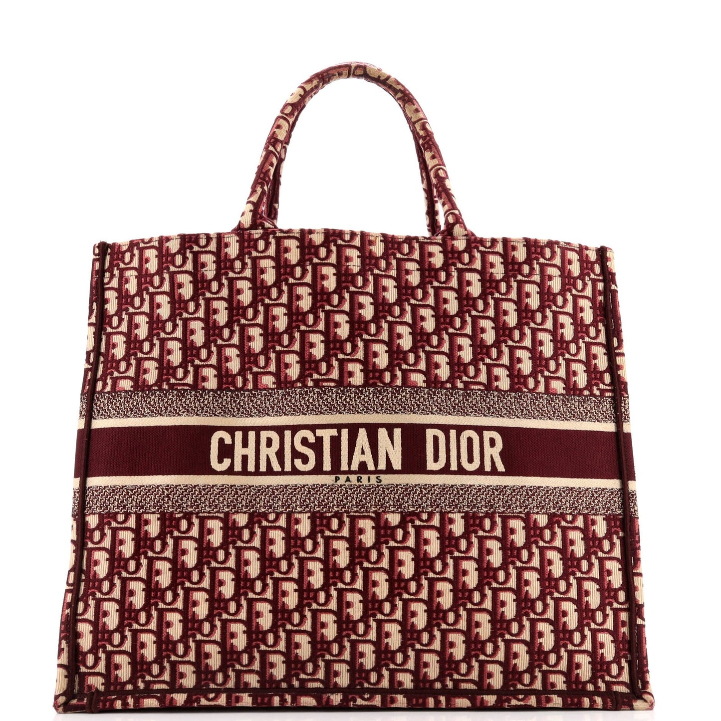 Christian Dior Book Tote Oblique Canvas Large