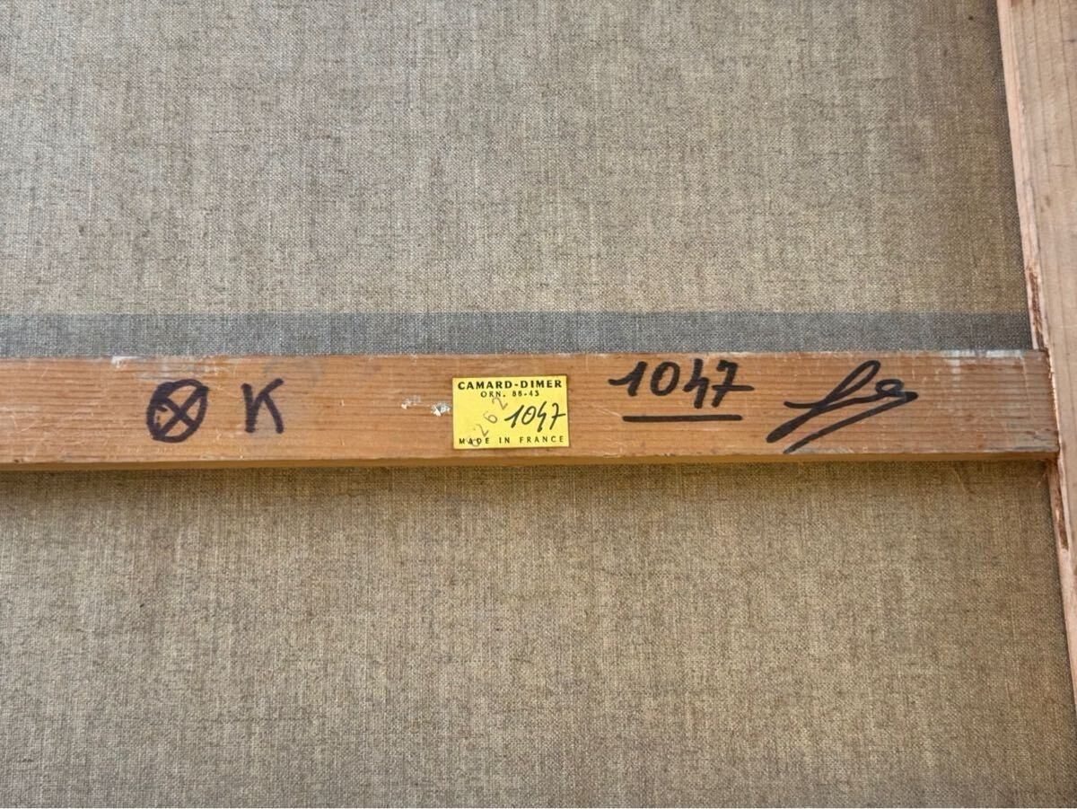 Irne Pags Original Oil Painting Terrace P15 / French Caf Scene / Signed