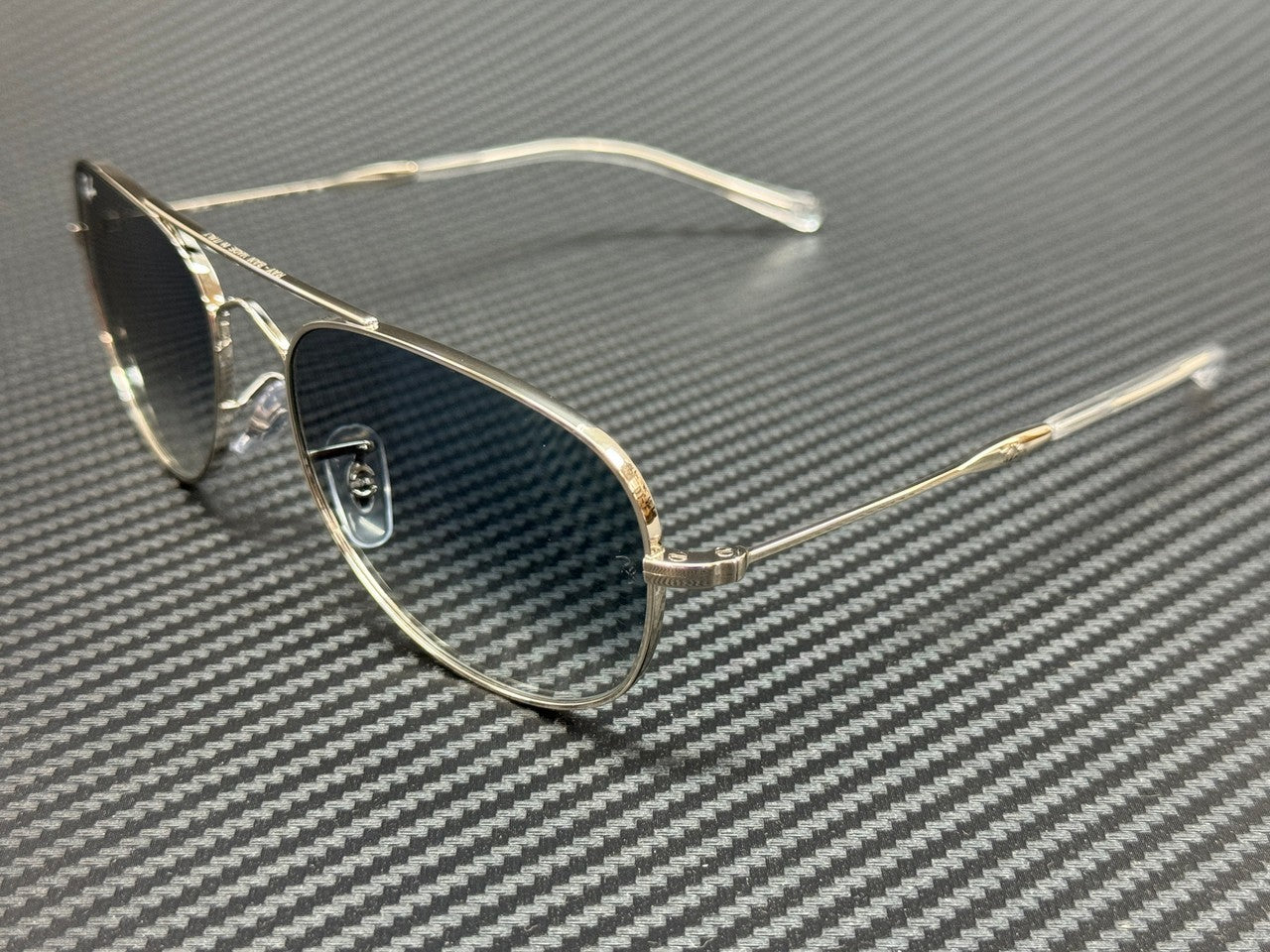 RAY BAN RB3735 003 3F Silver Gradient Blue Unisex 60 mm Sunglasses