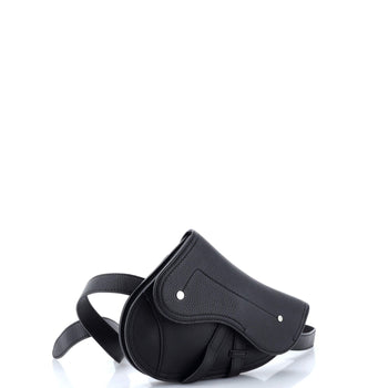 Christian Dior Saddle Belt Bag Leather Mini