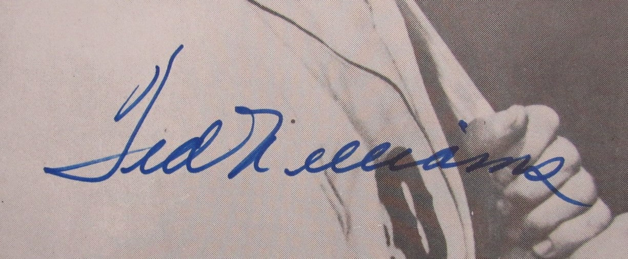 Ted Williams Hof Signed/Autographed 11X14 B/W Photo Boston Red Sox Twf 198582