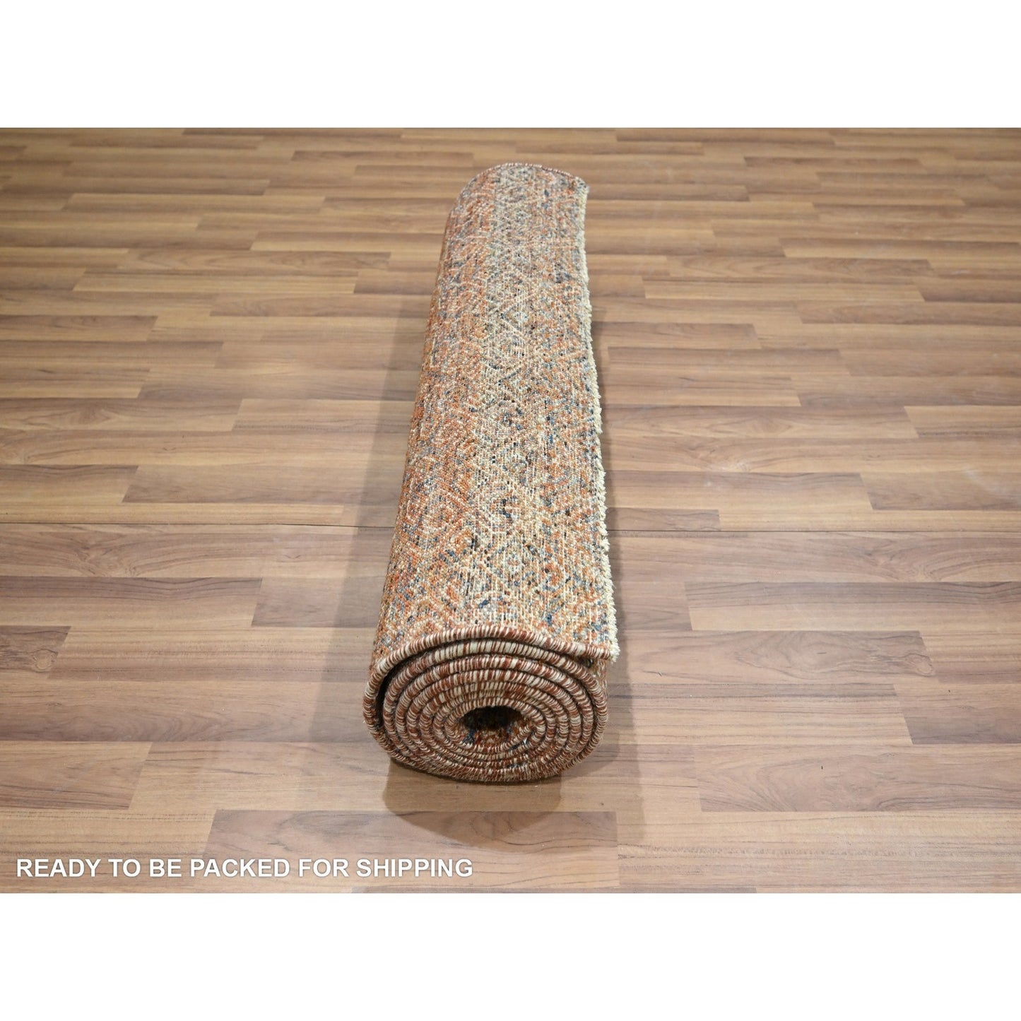 2'7"X10' Red Kohinoor Herat Pattern Soft Wool Hand Knotted Runner Rug