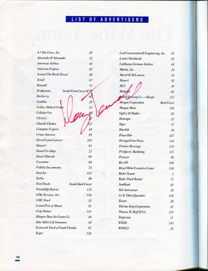 Greg Norman, Jack Nicklaus, & Others Signed 1991 Doral-Ryder Open Program