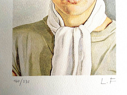 Lucian Freud Lithograph Coa Hand