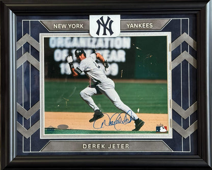 Derek Jeter Autographed 8X10 Framed Baseball Photo L.E. 51/56 (Steiner)