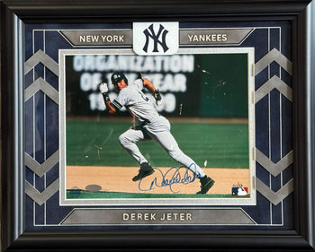 Derek Jeter Autographed 8X10 Framed Baseball Photo L.E. 51/56 (Steiner)
