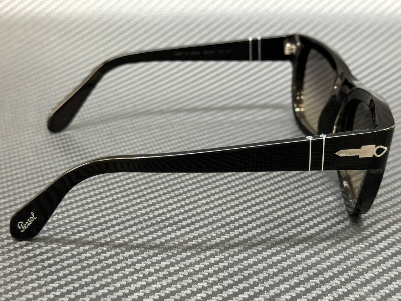 PERSOL PO0091S 95 32 Black Grey Gradient Unisex 56 mm Sunglasses