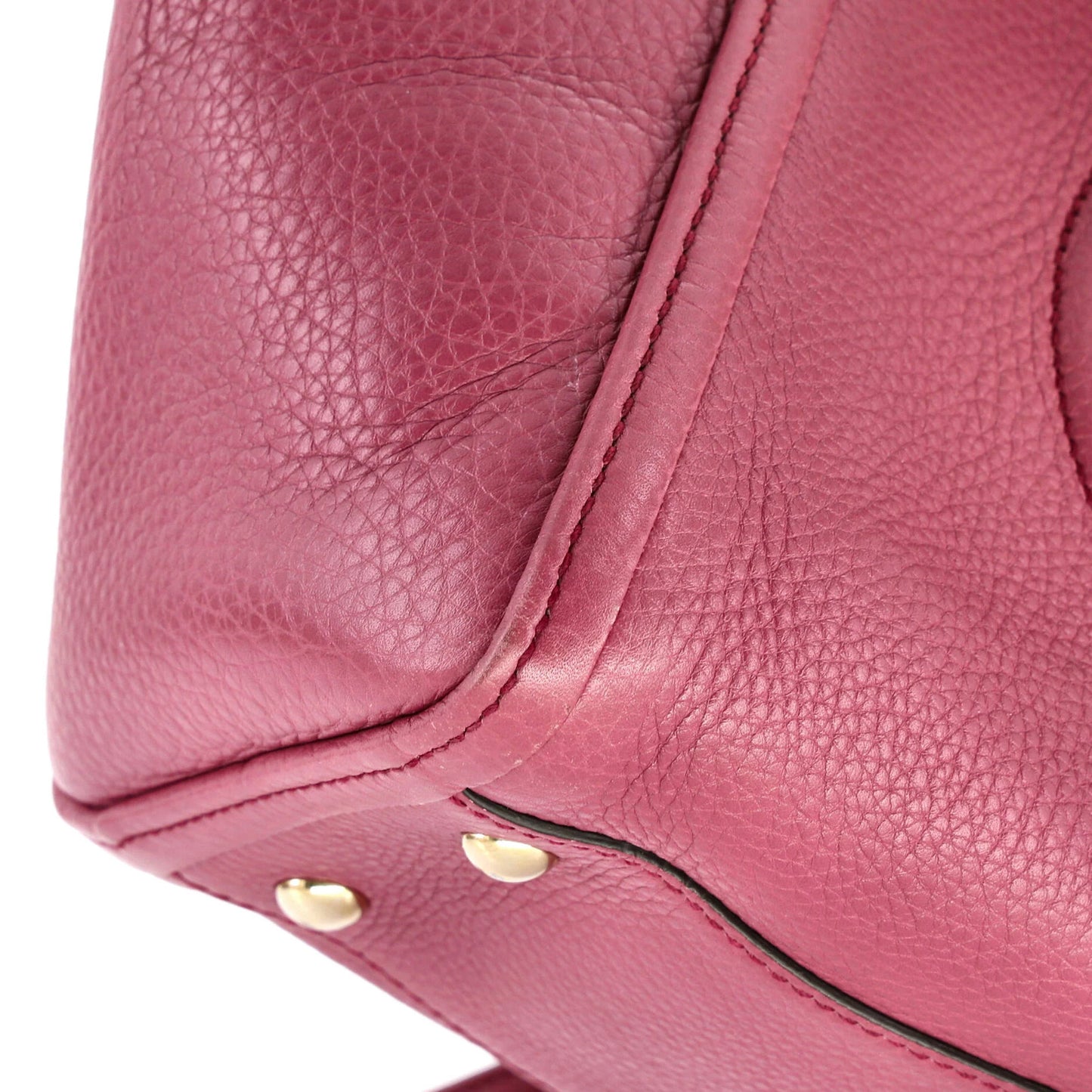 Gucci Soho Convertible Top Handle Bag Leather Small