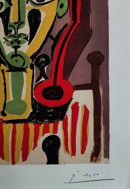 Pablo-Picasso Lithograph Coa Signed Numbered Pencil Stamped