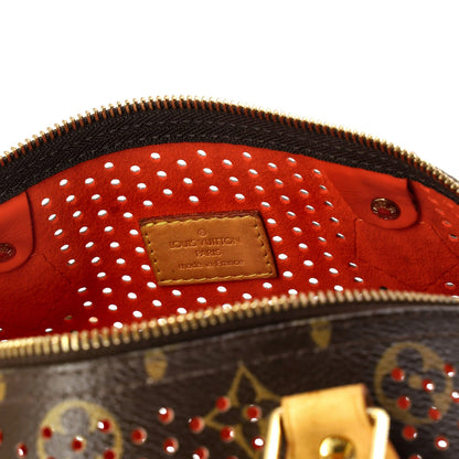 30 Louis Vuitton Speedy Handbag Perforated Monogram Canvas