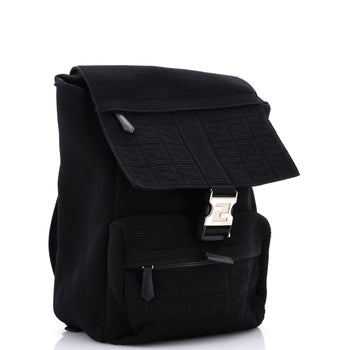 Fendi Fendiness Backpack Zucca Jacquard And Mesh Medium