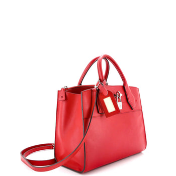 Louis Vuitton City Steamer Handbag Leather Pm