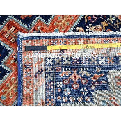 2'X5'10" Blue 200 Kpsi Armenian Caucasian Design Runner Oriental Rug
