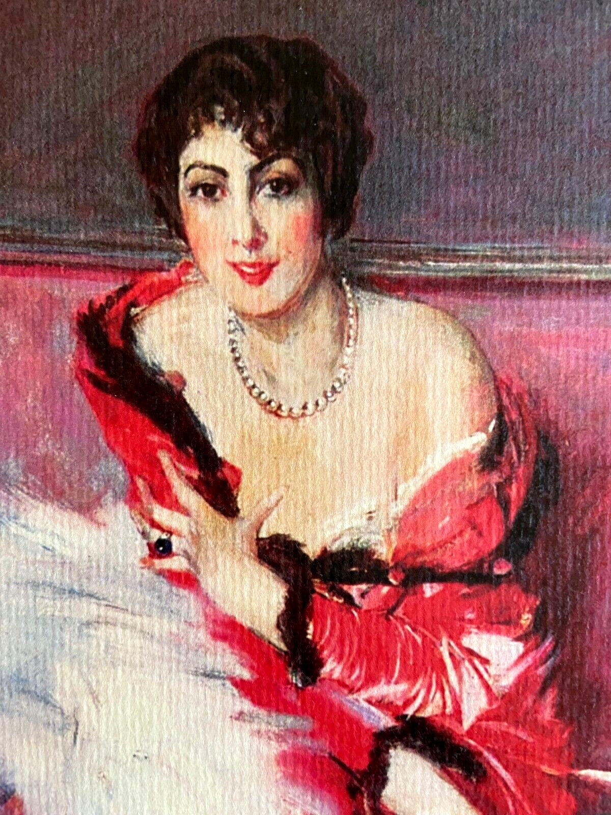 Giovanni Boldini Lithograph Coa Signature Limited