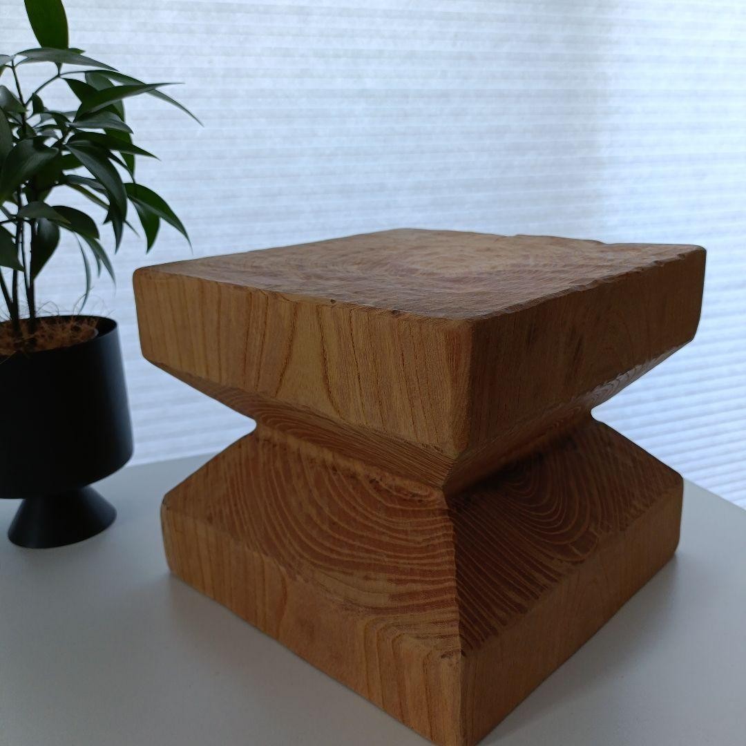Flower stand planter stand African stool Senufo teak One-of-a-kind Rare Object
