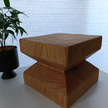 Flower stand planter stand African stool Senufo teak One-of-a-kind Rare Object