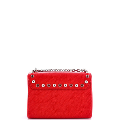 Louis Vuitton Twist Handbag Studded Epi Leather Mm