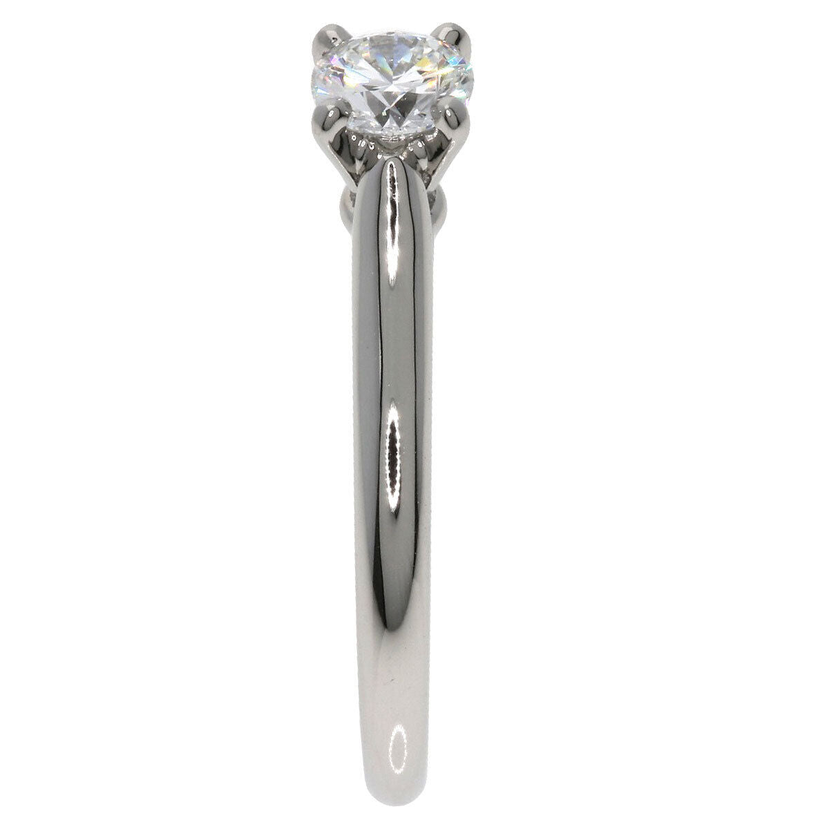 Cartier   Ring Solitaire 1P Diamond #49 Platinum