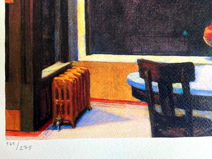 Edward Hopper Lithograph Certified Coa Signature And Stamp (Wayne Thiebaud)