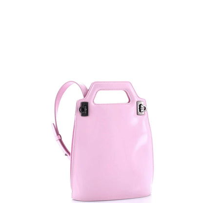 Salvatore Ferragamo Wanda Top Handle Shoulder Bag Leather Mini
