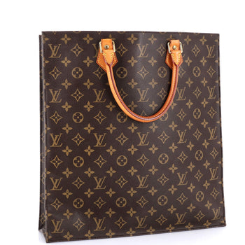Louis Vuitton Sac Plat Bag Monogram Canvas