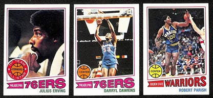 1977-78 Topps Basketball Complete Set (132) Parish Rc Dantley Rc Erving 199067