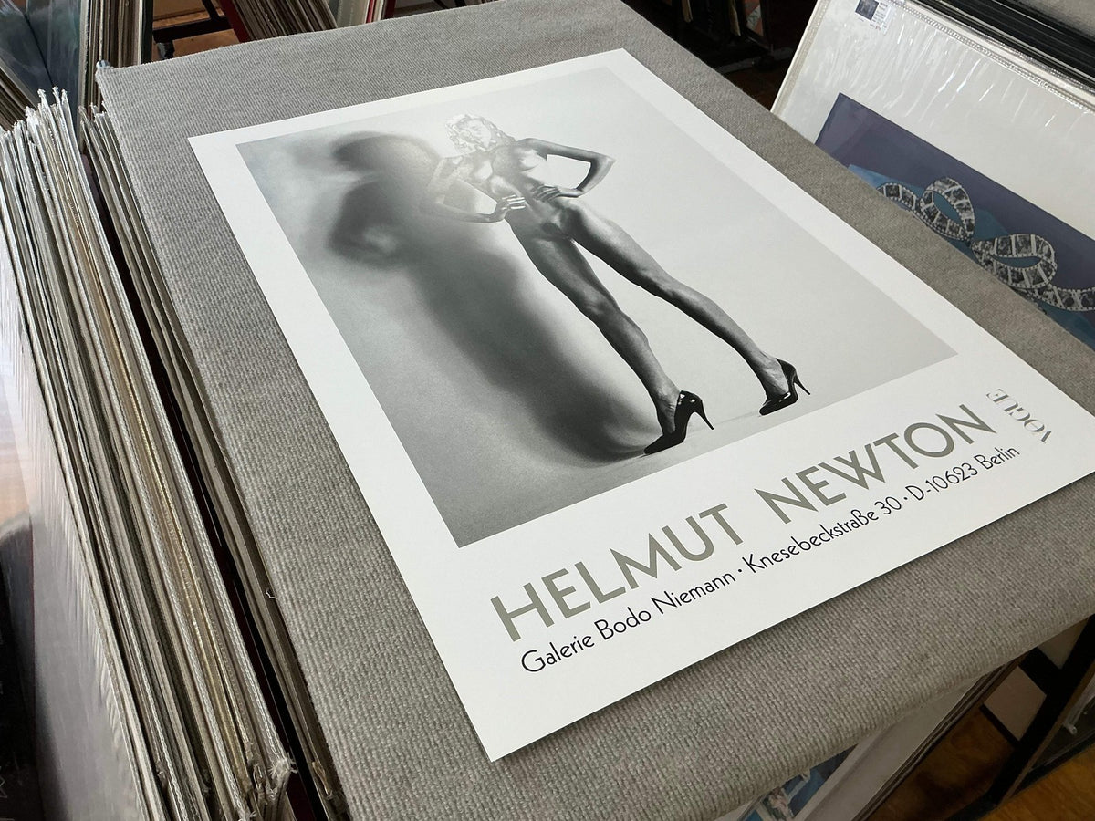 HELMUT NEWTON Big Nude 33" x 23.25" Poster 1992 Photography Black & White